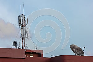 Communications and cell phone tower