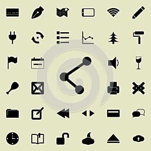 communications icon. Detailed set of minimalistic icons. Premium graphic design. One of the collection icons for websites, web des