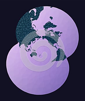 Communications network map.