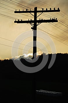 Communications pole