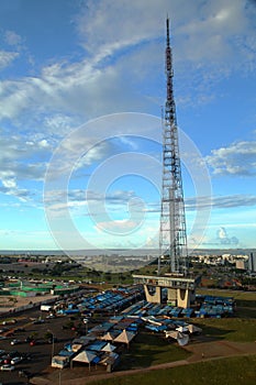 Communications tower in Brasilia