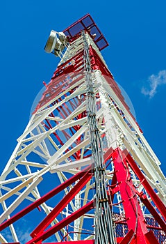 Communications Tower close-up