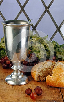 Communion Bread and Wine