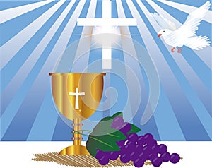 Communion Card template photo