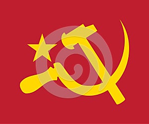 Komunizmus komunistický označenie organizácie alebo inštitúcie ilustrácie 