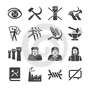 Communism icons