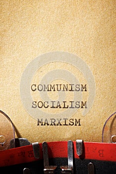 Communism Socialism Marxism text photo