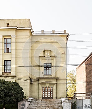 Communism symbol on a building