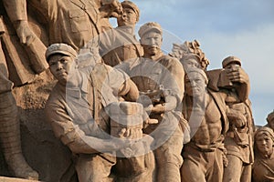 Communist monument in Peking