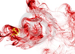 Communist national smoke flag