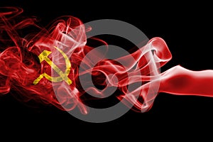 Communist smoke flag