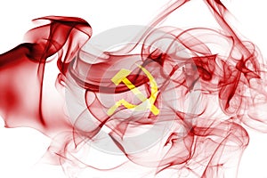 Communist smoke flag