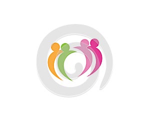Community care health logo template