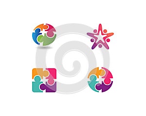 community care Logo template