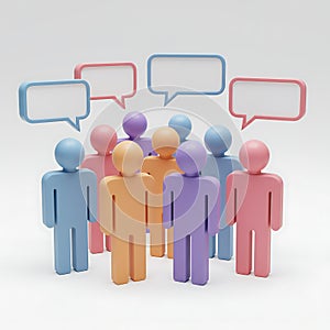 community chat bubbles