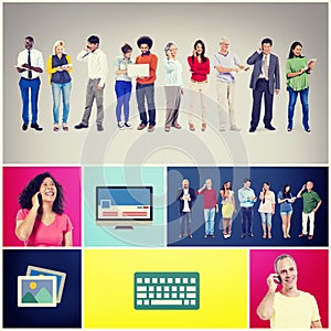 Community Communication Networking Technology Content Concept photo