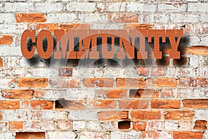 Community Concept - Community sign