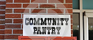 Community Food Pantry to feed the hungry
