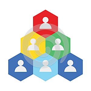 Community, group Vector Icon which can easily modify or edit