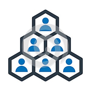 Community, group Vector Icon which can easily modify or edit