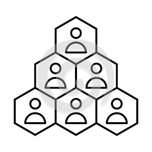 Community, group Vector Icon which can easily modify or edit