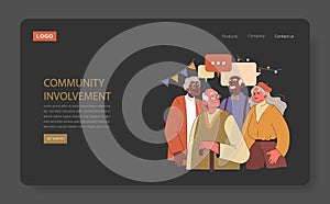 Community involvement concept.