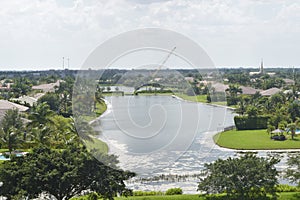 Community Lake in Davie, Florida photo