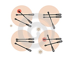 Community Level Nasal Swab - Nasopharyngeal Swab Testing and Sample collection  - Icon