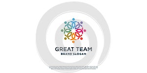 Community logo template for social, team, group Premium Vector part 2