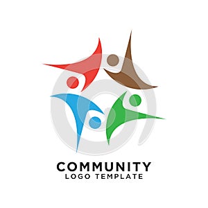 Community organization logo design template