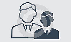 Community, people, Male, boss, ceo vector icon design.