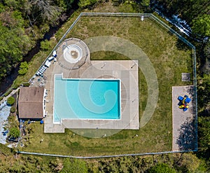 Community pool before the swim season start