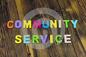 Community service social support group volunteer teamwork help