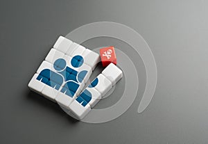 The community split. Conflict in society.