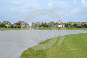 Community subdivision lake