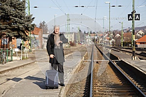 Commuter businessman