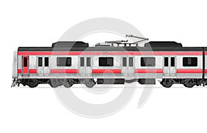 Commuter Train Isolated