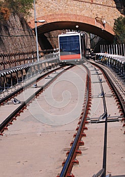 Commuter train at station