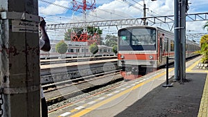 Commuterline Train In Indonesia