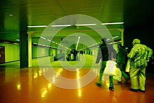 Commuters in Milan Subway II