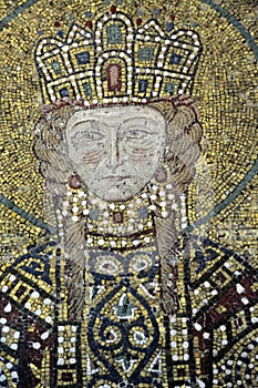 The Comnenus mosaics, Hagia Sophia, Istanbul