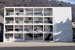 Como, Italy, December 15 2017.Casa del Fascio designed by Terra photo