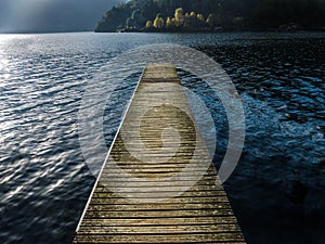 A Como Lake pier - Italy