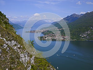 Como and Lecco lake photo