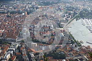 Como town rooftops