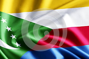 Comores flag illustration