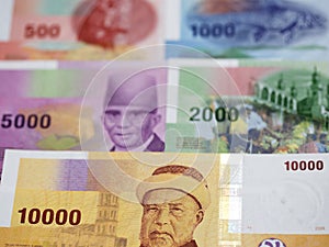 Comorian franc a business background photo