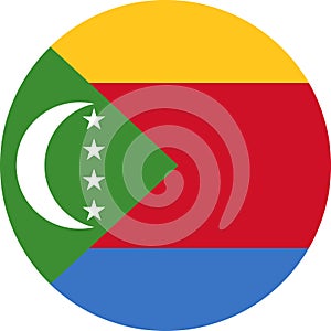 Comoros Flag illustration vector eps