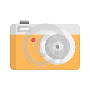 Compact camera icon design template vector illustration