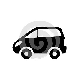 compact car icon. Trendy compact car logo concept on white background from Transportation collection